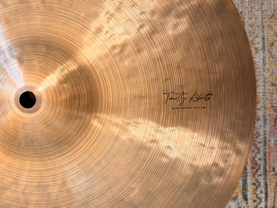 TIMOTHY ROBERT’S TRIBUTARY 15” Hihats Light Complex w Deep PRE AGED Finish! PERFECT! 1017 1218 g Hand Made