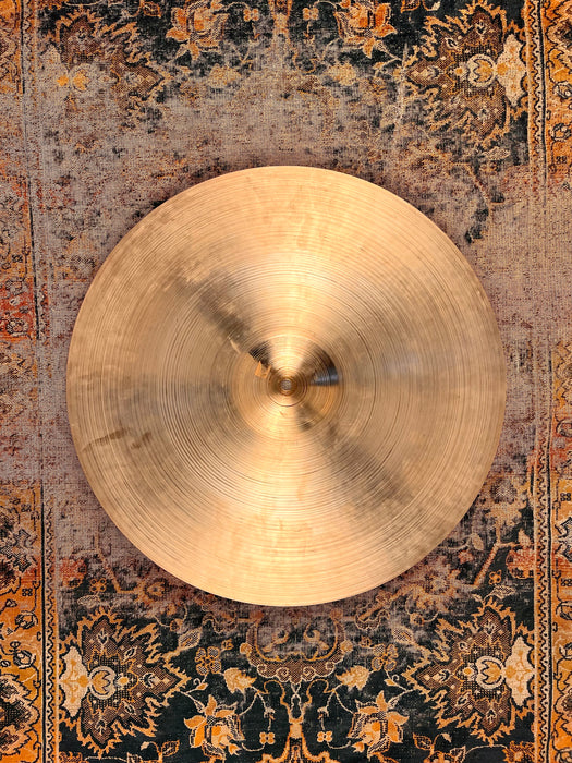 LIGHT COMPLEX Vintage 1950s Zildjian 19” Crash Ride 1738 g Airy RARE Hand Hammered