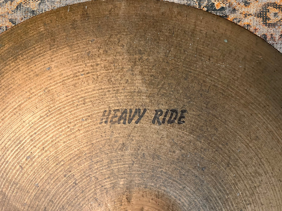 EARLY Vintage SABIAN HH Hand Hammered 21” Heavy Ride 3174 g CANADIAN K Dark Defined