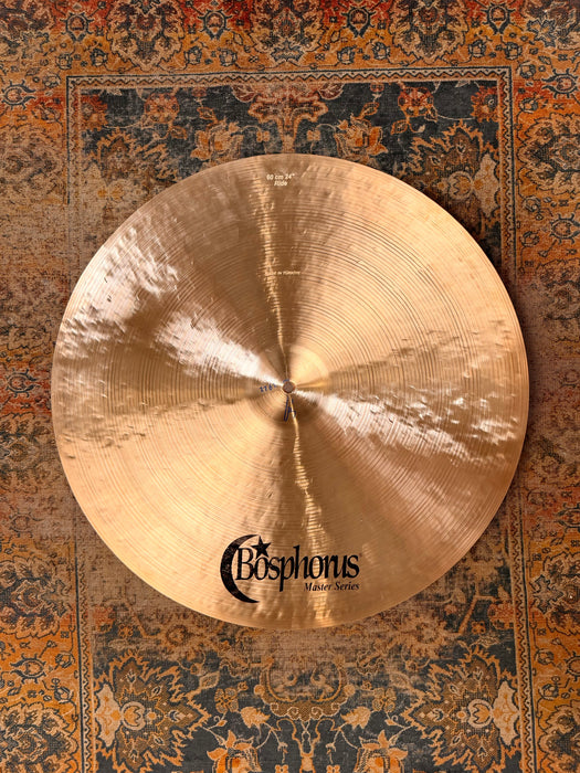 ULTRA Paper Thin 24” Bosphorus MASTER Series Ride Crash MULTI! Only 2262 g INCREDIBLE Papery Shimmer!
