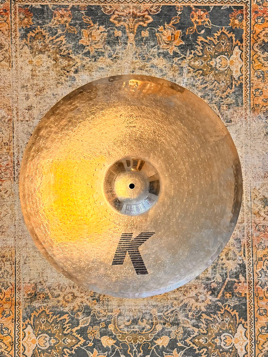 THE FAMOUS Zildjian 22” K CUSTOM Ride ONLY 3180 g DARK TONE! Semi-Dry LIGHT COMPLEX! Discontinued!