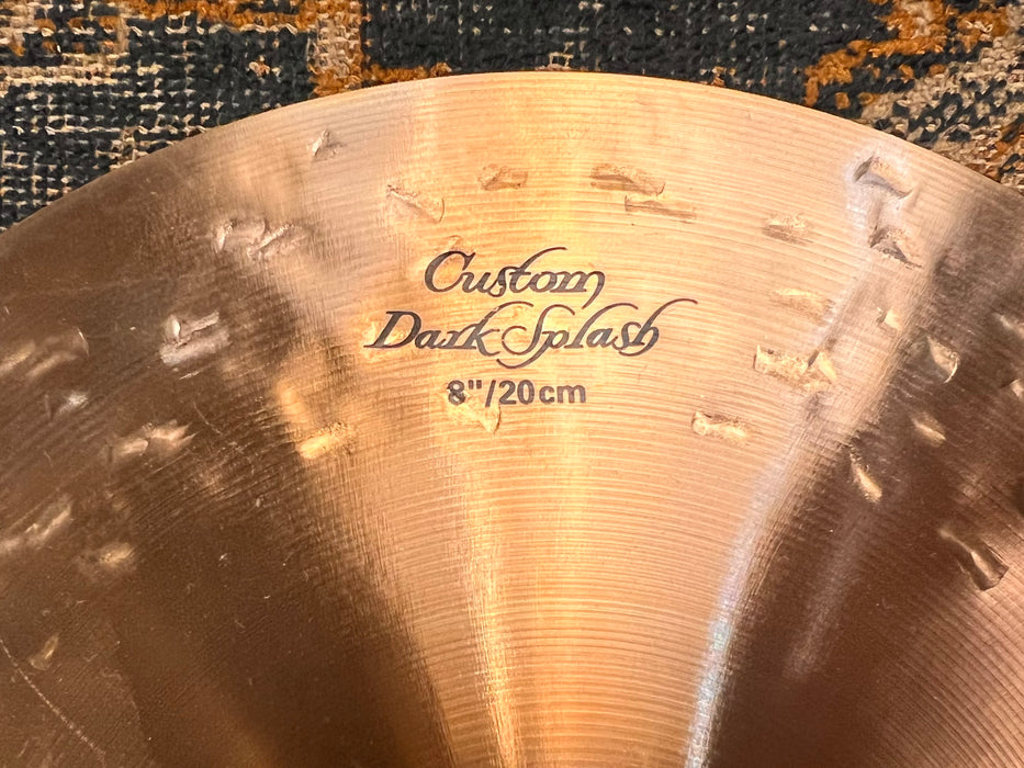 Zildjian K CUSTOM DARK Splash 8” 154 g PERFECT Don’t PAY $185! SUPER Fast