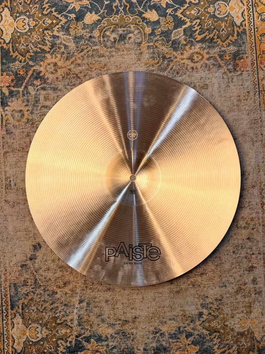 PAISTE 602 18” FACTORY STAMPED MEDIUM CRASH RIDE IMMACULATE Shape! 1616 g Don’t Pay $614!!