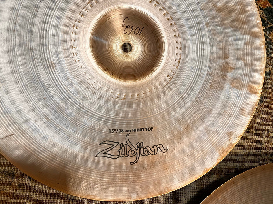 Zildjian AVEDIS Series 15” Hihats 1062 1400 g HUGE SMOOTH Tone! Discontinued! CLEAN IN BAG!