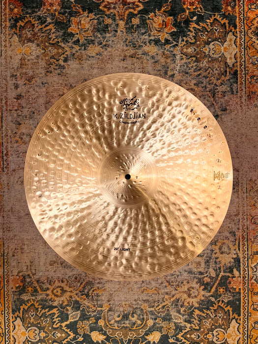 Zildjian K CONSTANTINOPLE LIGHT RIDE SIZZLE 20” 1829 g IMMACULATE! DARK! Crashable! Limited! GREAT ONE!