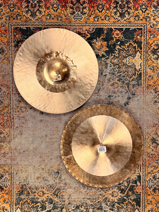 Rare REVERSIBLE LIMITED Zildjian K Custom HYBRID Hihats 14” 1116 1180 g CLEAN! Akira Jimbo