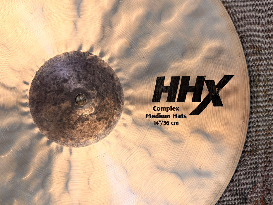 SABIAN HHX Medium 14” Hihats PERFECT! Crisp Warm Semi-Complex! 995 1380 g Why Pay $670??!!!
