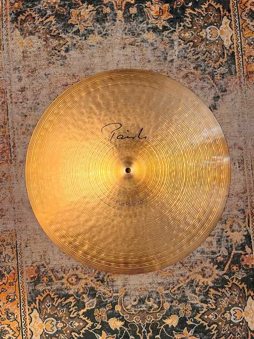 RARE EARLIER PAISTE Signature 20” FLAT RIDE 2474 g Clean Smooth Glassy Controlled Definition! Discontinued