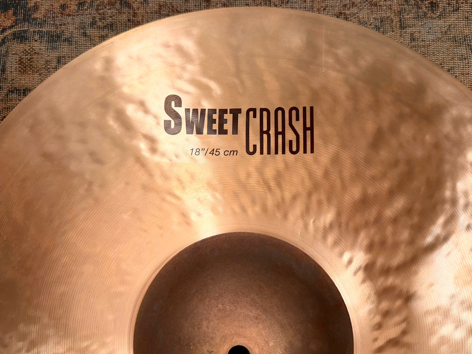 Zildjian K SWEET CRASH 18” IMMACULATE Shape! 1286 g Dark Smooth DON’T Pay $450 For A Guess!