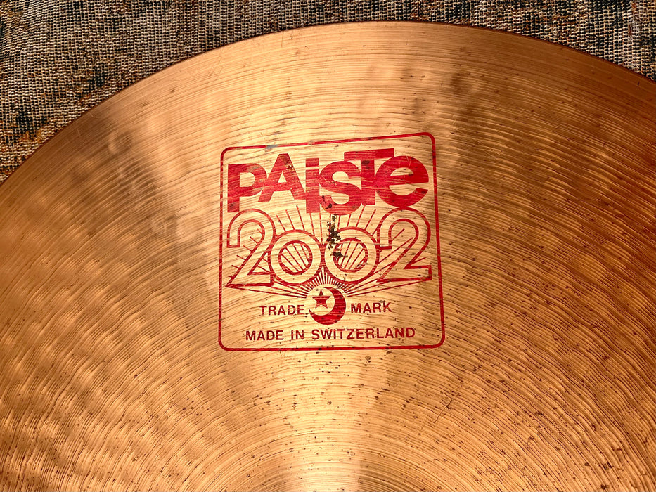 BONHAM Paiste 2002 Ride 18” 1816 g CLASSIC TONE Discontinued! VERY RARE