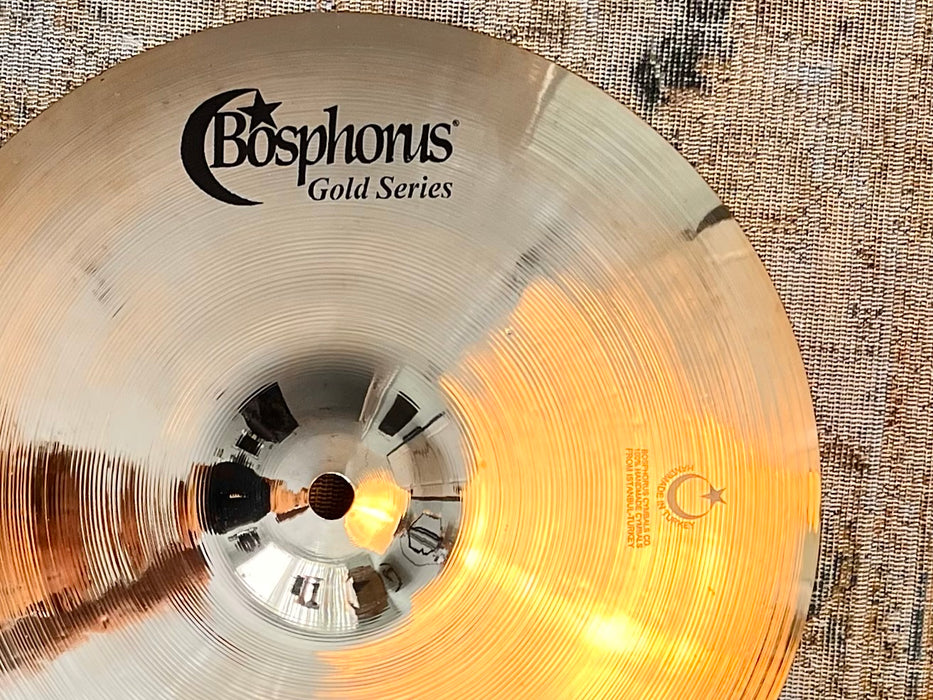 One of the THINNEST Bosphorus BRILLIANT 11” SPLASH Cymbal Only 264 g SUPER Bendable LIGHT Gold