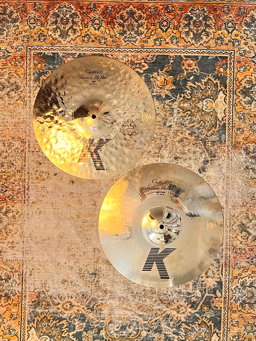 Zildjian K Custom SESSION STEVE GADD Hihats 14” 998 1018 g IMMACULATE Don’t Pay $630 For A Guess!