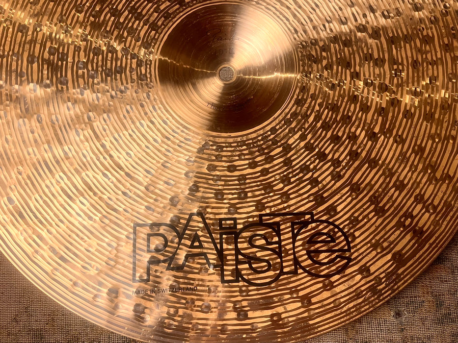 Paiste TRADITIONAL Thin Crash 17” 1075 g PERFECT! Dark Warm Complex! DON’T PAY $550!