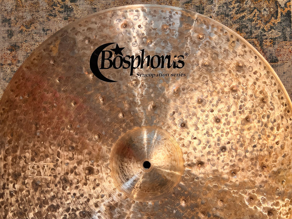 MASSIVE RARE Bosphorus 24” SYNCOPATION SW Ride 2900 g DARK COMPLEX Gorgeous Pre Aged