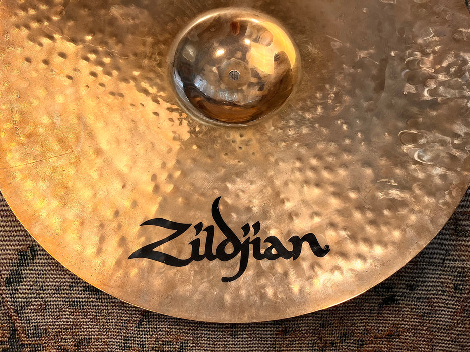 Zildjian K CUSTOM ORGANIC Ride 21” THINNER ONE! 2484 g RAW TOP & BRILLIANT UNDERSIDE! Why Pay $540?