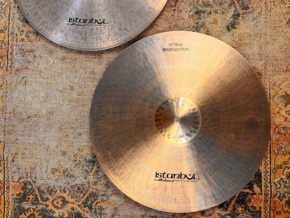 Rare ISTANBUL Mehmet TONY WILLIAMS Hihats 15” 1098 1158 g IMMACULATE! GORGEOUS! Dark!