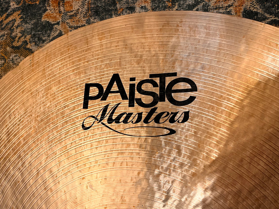 Paiste 24” MASTERS DEEP RIDE JR ROBINSON Signature Groove 3998 g CLEAN! DON’T PAY $844