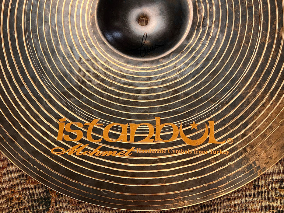 Dark Dry ISTANBUL Mehmet Kirkor K Crash 18” 1427 g PERFECT! Soft Alloy! BLACK & GOLD Craftsmasnhip