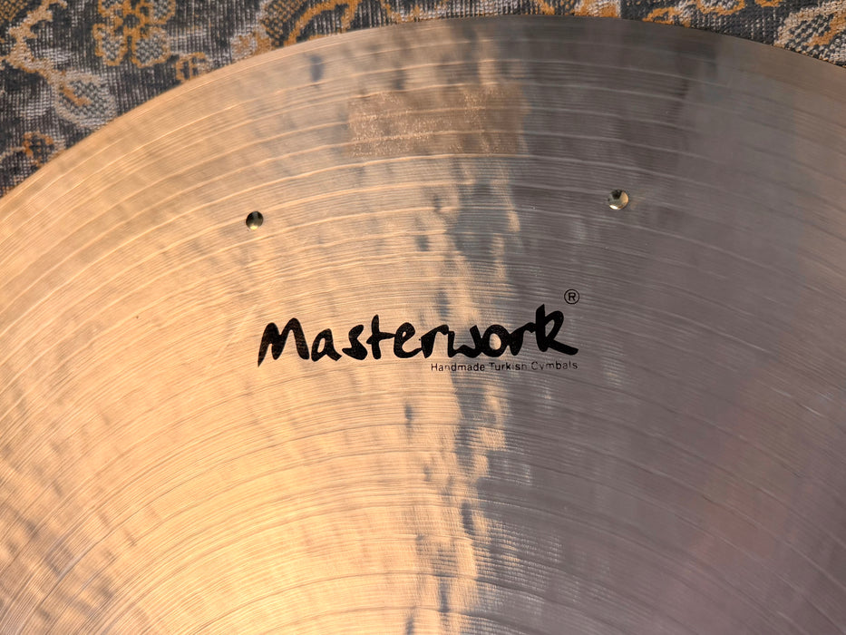 GLORIOUS GLOWING 24” Masterwork Paper Thin Jazz Master Crash Ride 2482 g Sizzle