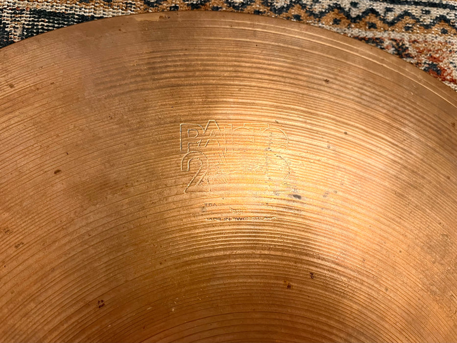 VINTAGE PAISTE 2002 SOUND EDGE Hihats 14” 960 1010 g ICONIC! The REAL DEAL Black Label! Don’t Pay $508