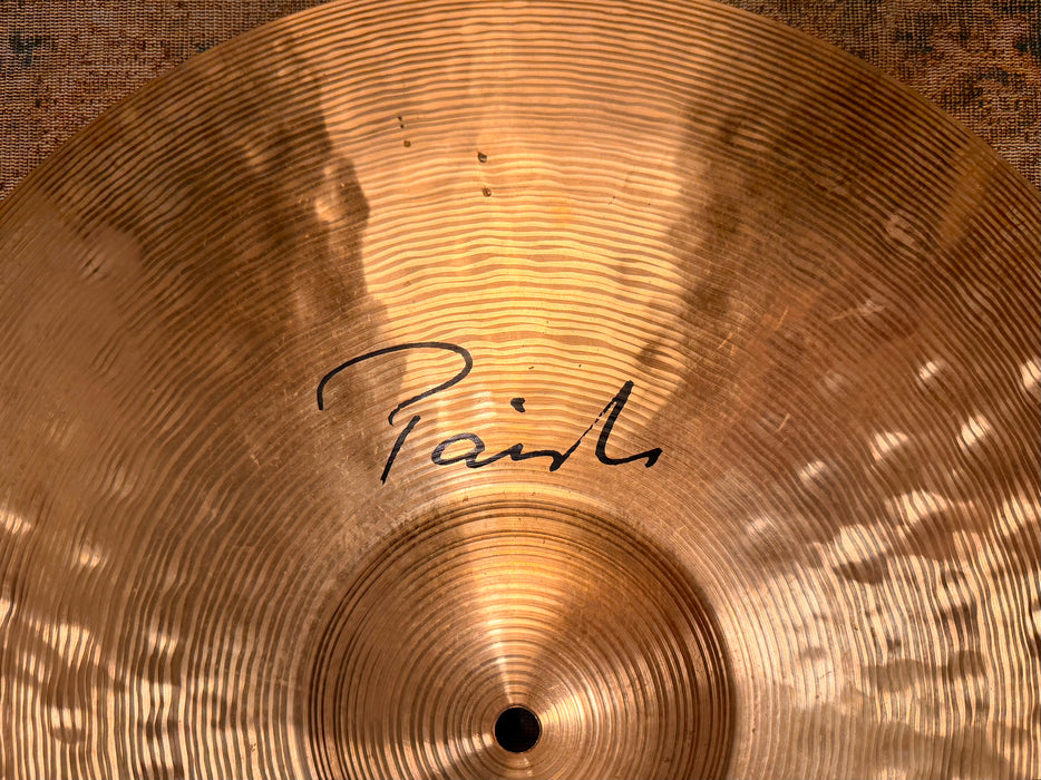 PAISTE Signature FULL Ride 20" Famously CLEAN Semi-DARK Tone! 2482 g Don’t Guess at Tone For 650!