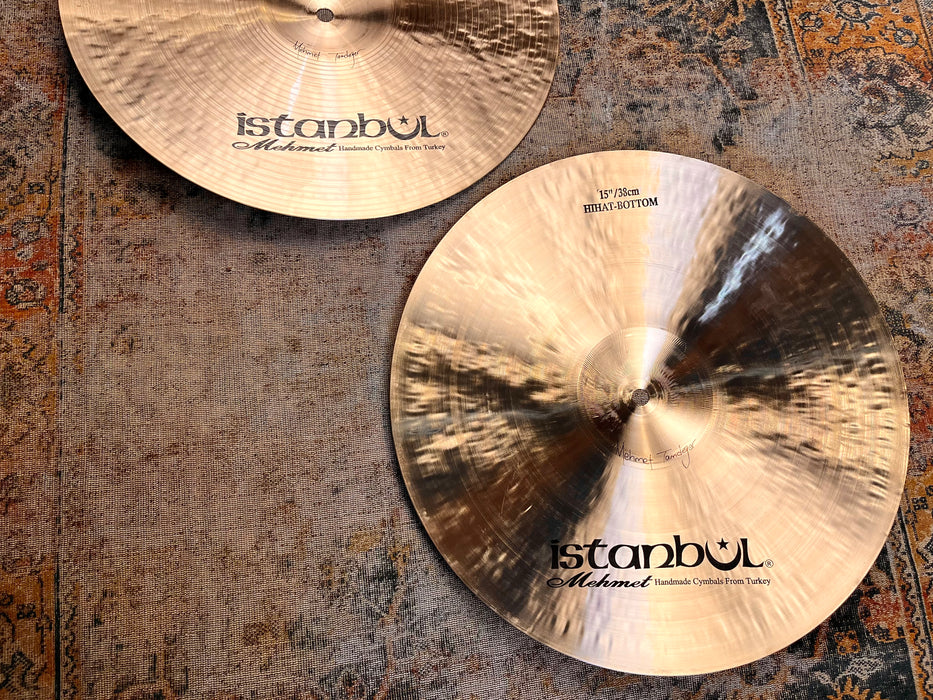 ISTANBUL Mehmet 15” Legend Hihats Mel Lewis 1184 1336 g Glowing WARM Dark IMMACULATE