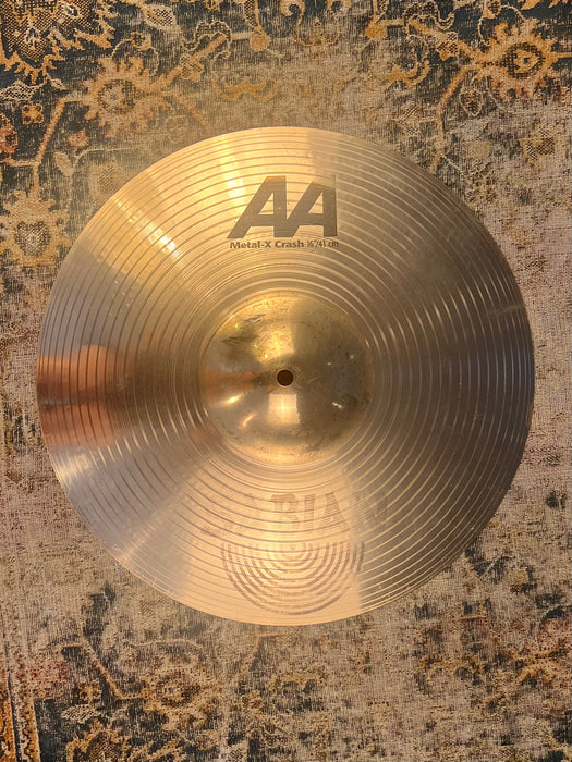 Discontinued Beastly SABIAN AA METAL X Crash 16” 1248 g CLEAN