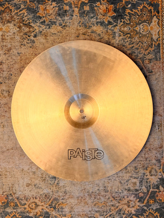 Vintage Paiste SOUND CREATION 18” SHORT CRASH Light Ride 1604 g Unique Bell! Smooth Mellow Controlled! Rare!