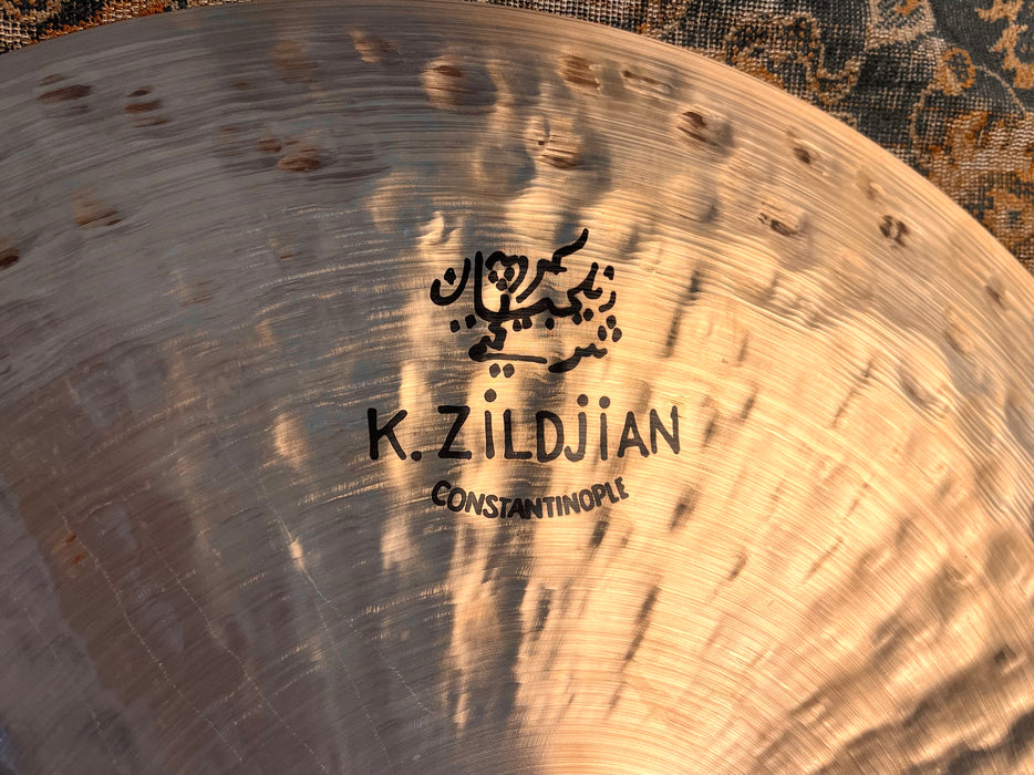 Super DARK DRY Zildjian K CONSTANTINOPLE Suspended Crash Ride 20” 2018 g IMMACULATE!