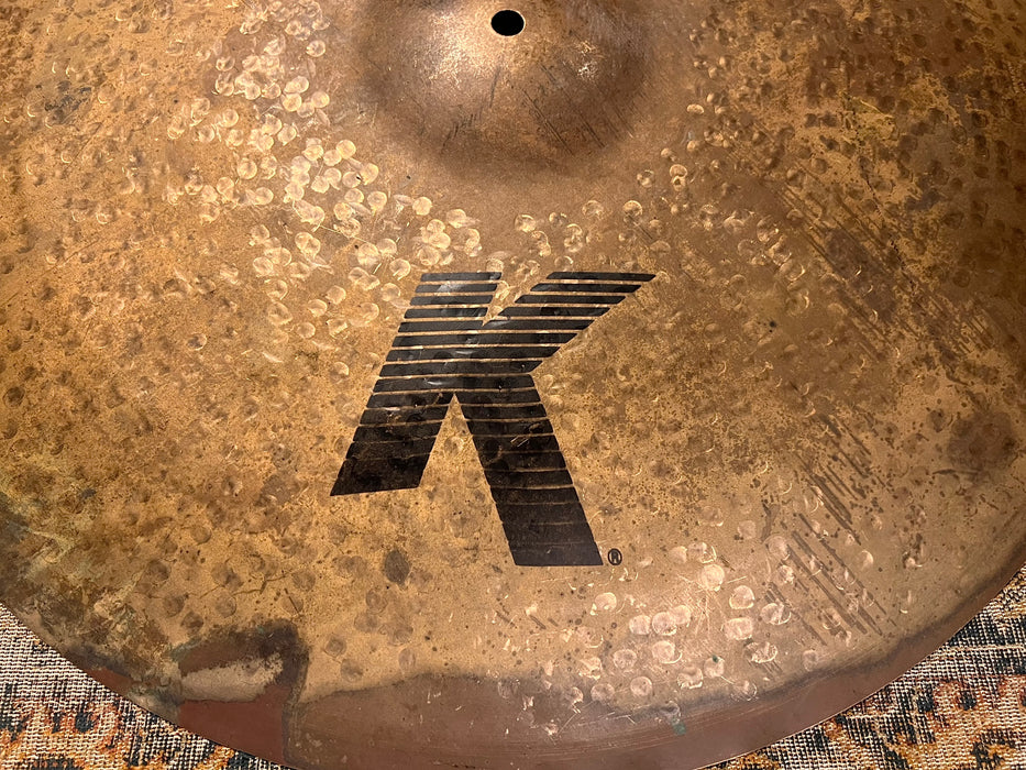 Rare DISCONTINUED Zildjian K Custom LEFT SIDE Ride SIZZLE 22” 2788 g CLEAN