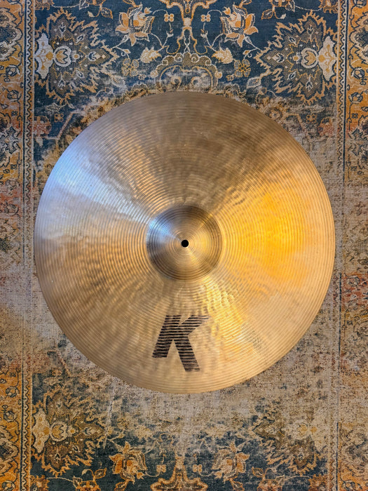 Rare Discontinued Zildjian 22” K Heavy Ride 3562 g ULTRA DARK Smooth! VINNIE! Amazing Definition!