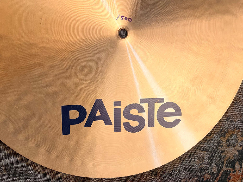 ULTRA RARE Paiste BLUE LABEL 602 THIN FLAT RIDE 18” Sizzle SUPER CLEAN! 1492 g ECM INCREDIBLE!
