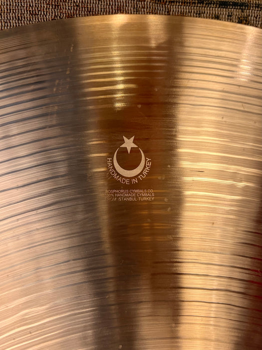 Rare VERY LIGHT COMPLEX Bosphorus JAZZ MASTER 23” Ride Crash 2330 g MINT