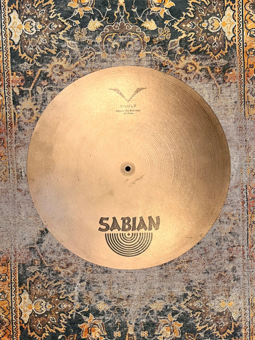 Rare Sabian HH Jack DeJohnette VAULT ENCORE FLAT RIDE 20” 2055 g DRY but BENDABLE