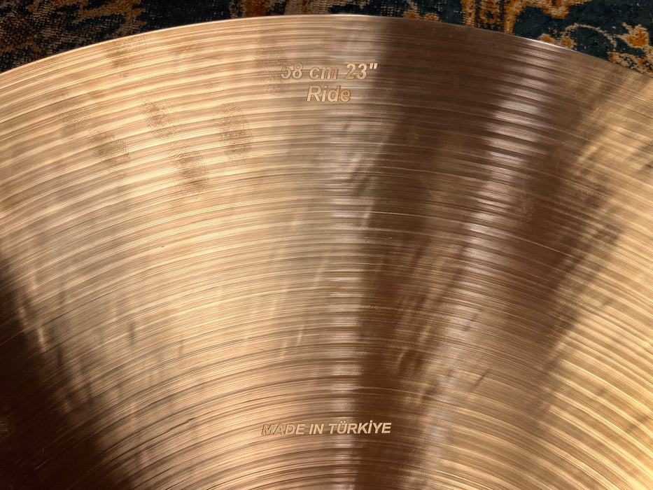 Rare VERY LIGHT COMPLEX Bosphorus JAZZ MASTER 23” Ride Crash 2330 g MINT