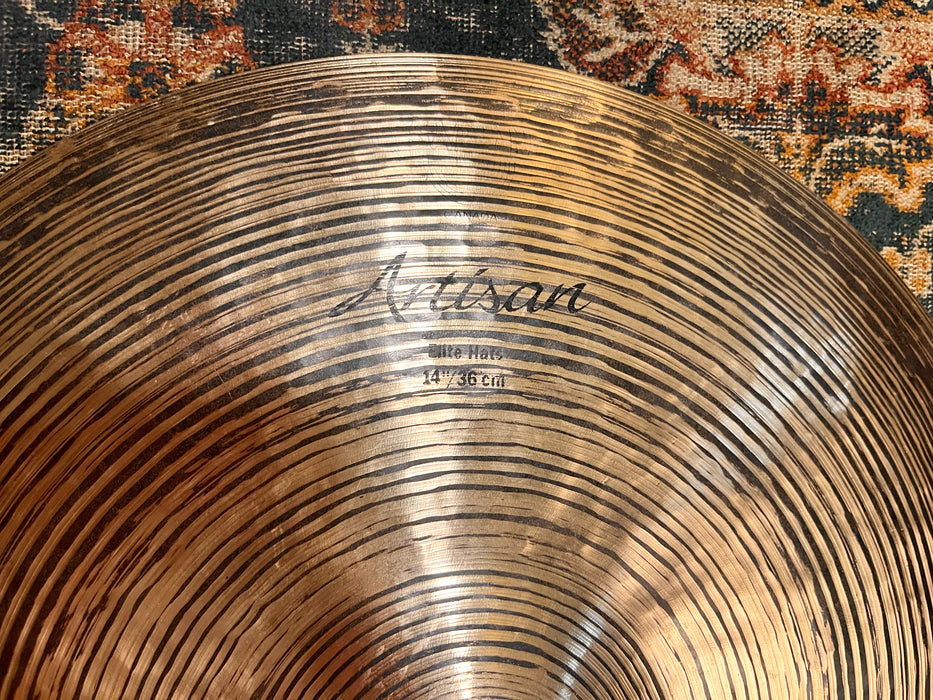 Sabian ARTISAN ELITE Hihats 14” 862 1186 g CLEAN! Discontinued! DRY & THIN! DON’T $900!