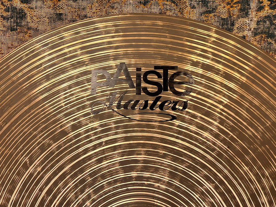 PAISTE MASTERS DRY RIDE 22” 2620 g CLEAN DRY DON’T PAY $650!