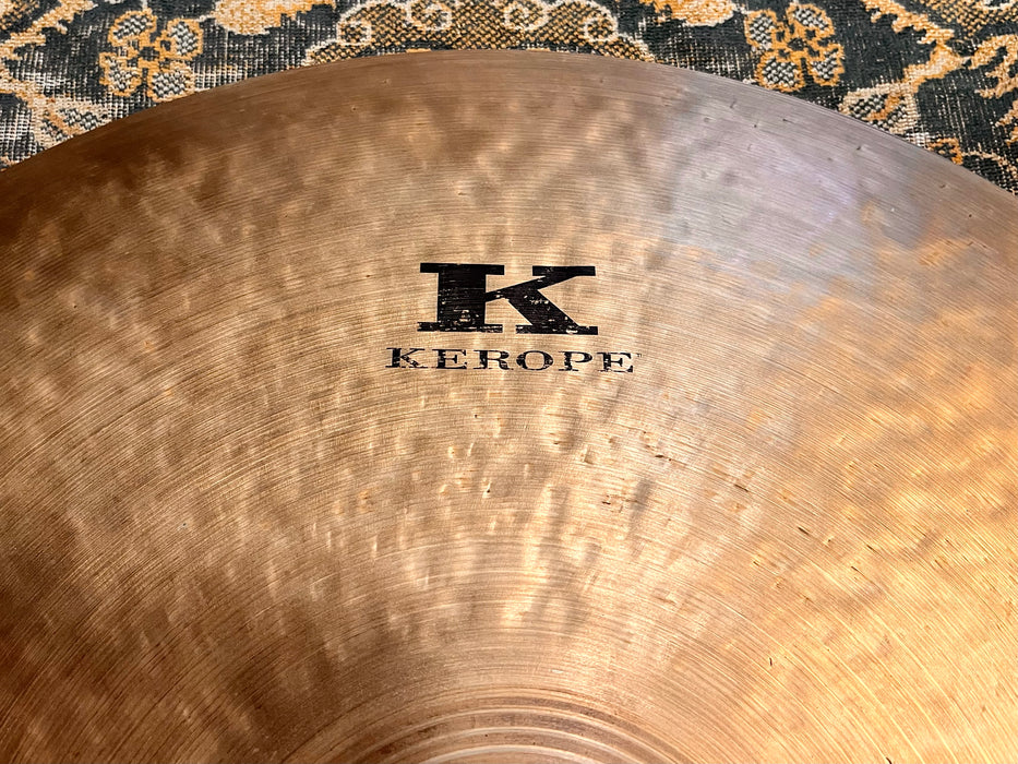 Zildjian KEROPE 20” Ride Crash 1974 g 1st YEAR Of Production! Smooth CLEAN Amazing! The ORIGINAL