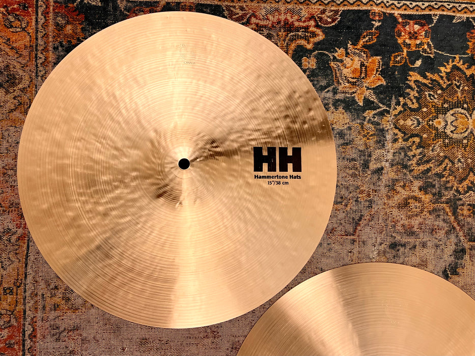Sabian HAMMERTONE HATS 15” HH Hihats 950 1340 g MINT New Jeff Hamilton! DON’T PAY $800!