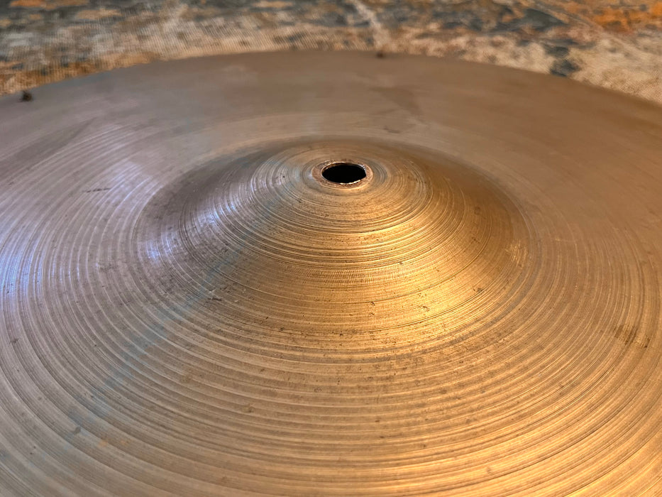 Rare 1950s Vintage Zildjian 20” SIZZLE CRASH RIDE 2262 g w ALL 6 Vintage RIVETS! Hand Hammered