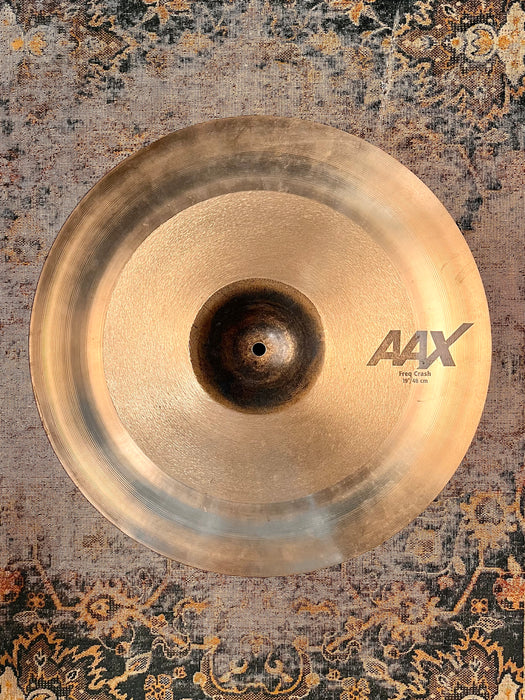 Sabian AAX FREQ Crash 19” DARK THIN FAST! 1614 g Easily BENDABLE! Don’t Pay $384!!