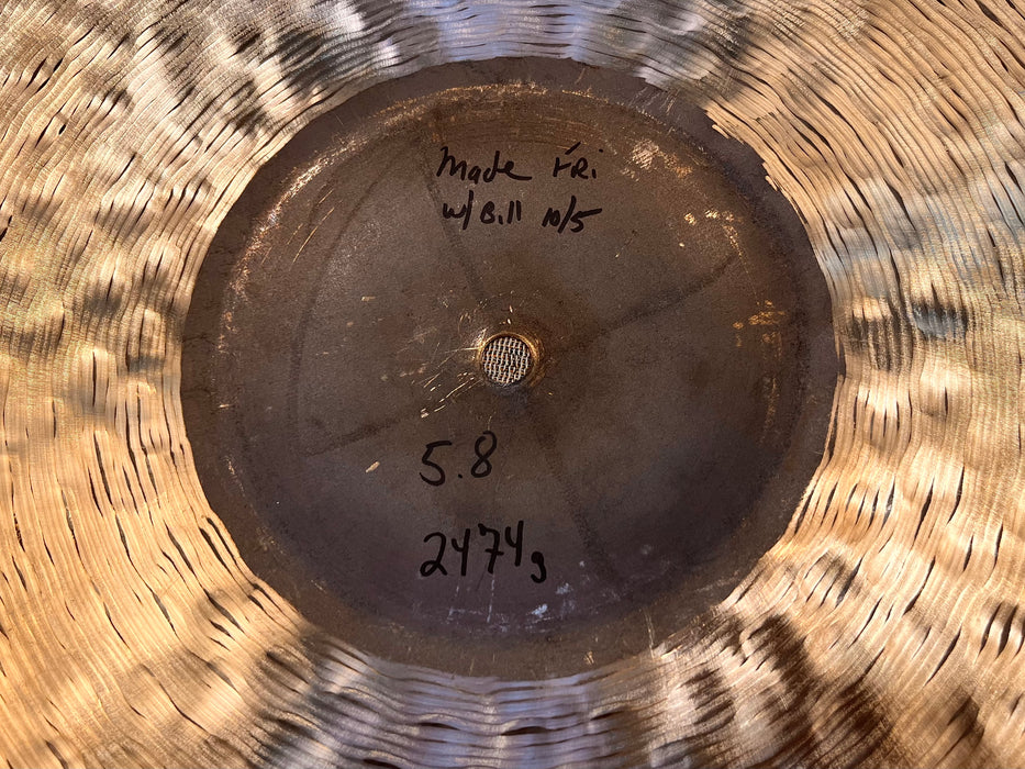 “MADE WITH BILL” Zildjian 22" BILL STEWART K Custom Dry Complex Ride II 2474 g COLLECTIBLE KILLER