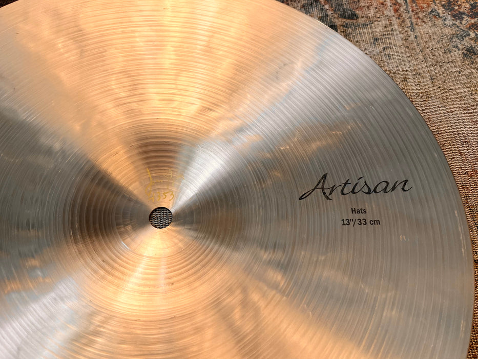RARE DARK CRISP Sabian ARTISAN Hihats 13” 890 1246 g IMMACULATE In Bag w/ Cert