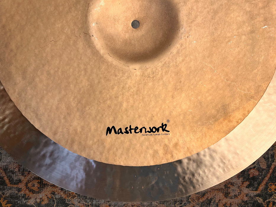 ULTRA THIN MASTERWORK THALLES 22” PAPER THIN Crash Ride ONLY 1552 g Absolutely Incredible!!