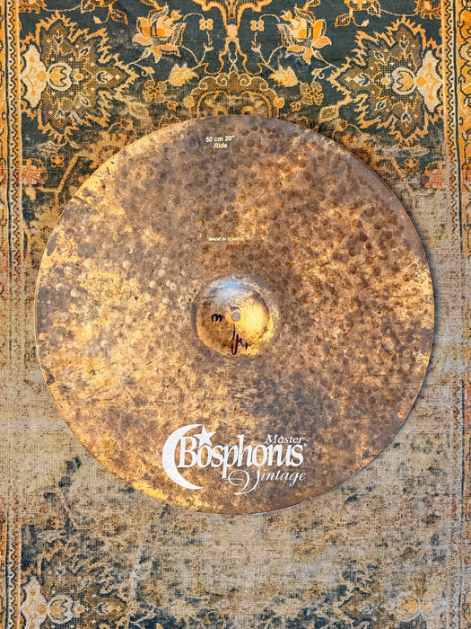 Bosphorus MASTER VINTAGE 20” Ride Crash ONLY 1790 g IMMACULATE Cond! PAPER-Y LIGHT! Unlathed!