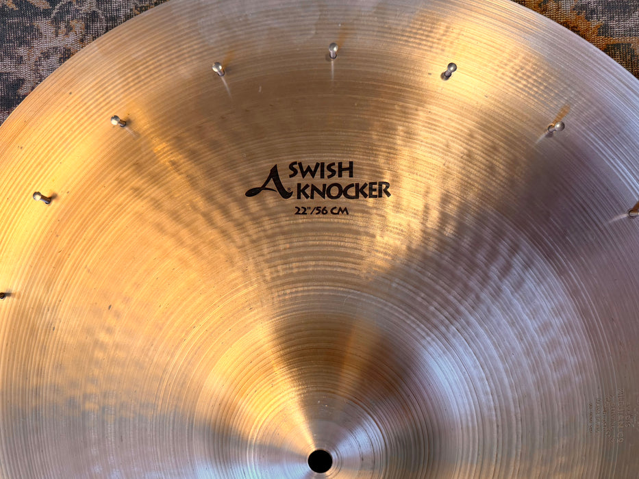 THIN Zildjian Swish Knocker 22” Responsive! AMAZING Shape! Great ALT RIDE Only 2146 g Don’t PAY $509