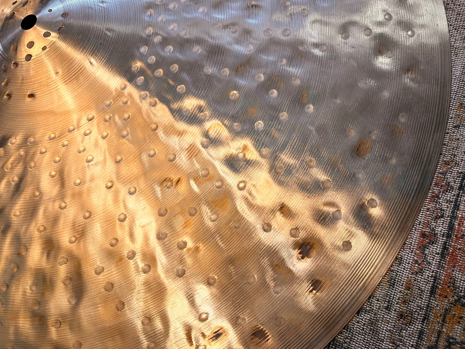 Zildjian K CONSTANTINOPLE OVERHAMMERED THIN 22” Ride 2148 g IMMACULATE Light Airy! Crashable