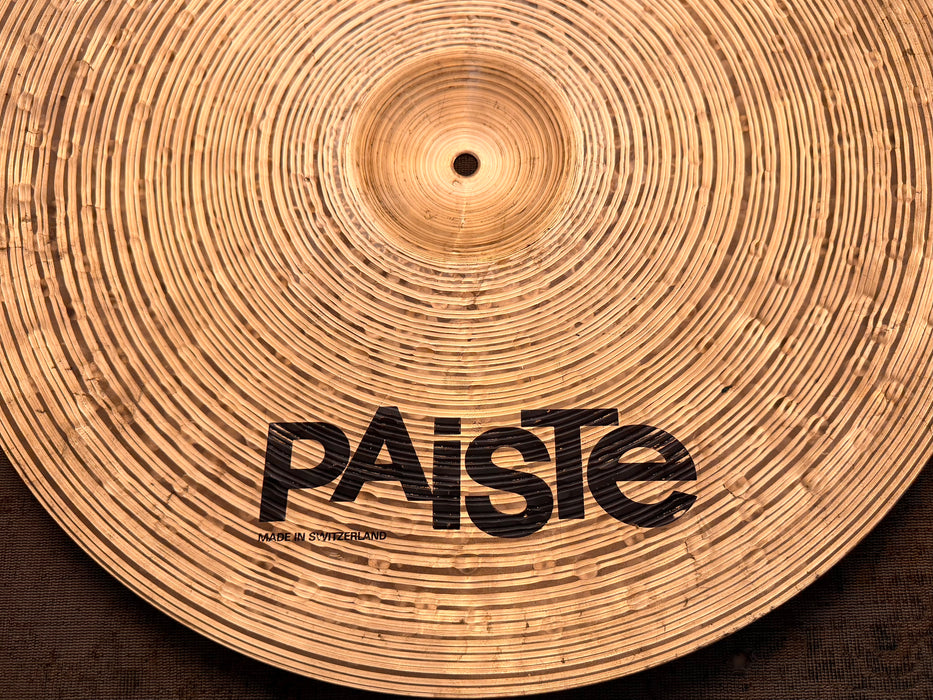 Paiste TRADITIONAL PROTOTYPE 20” LIGHT COMPLEX Ride 2250 g Unique Profile! Wide Lathe Bell! Great Definition w Broad Spread