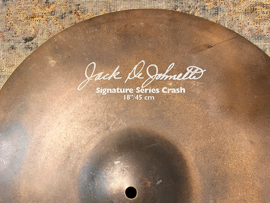 Ultra Dry Rare Sabian Original Jack DeJohnette CRASH 18” 1692 g CLEAN! UNIQUE! Killer
