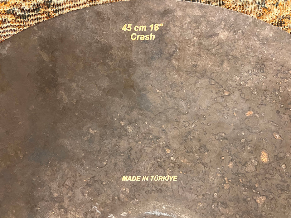 COMPLEX DRY LIGHT BLACKENED Bosphorus Crash 18” Only 1320 g Painite! Fast! Beautiful!